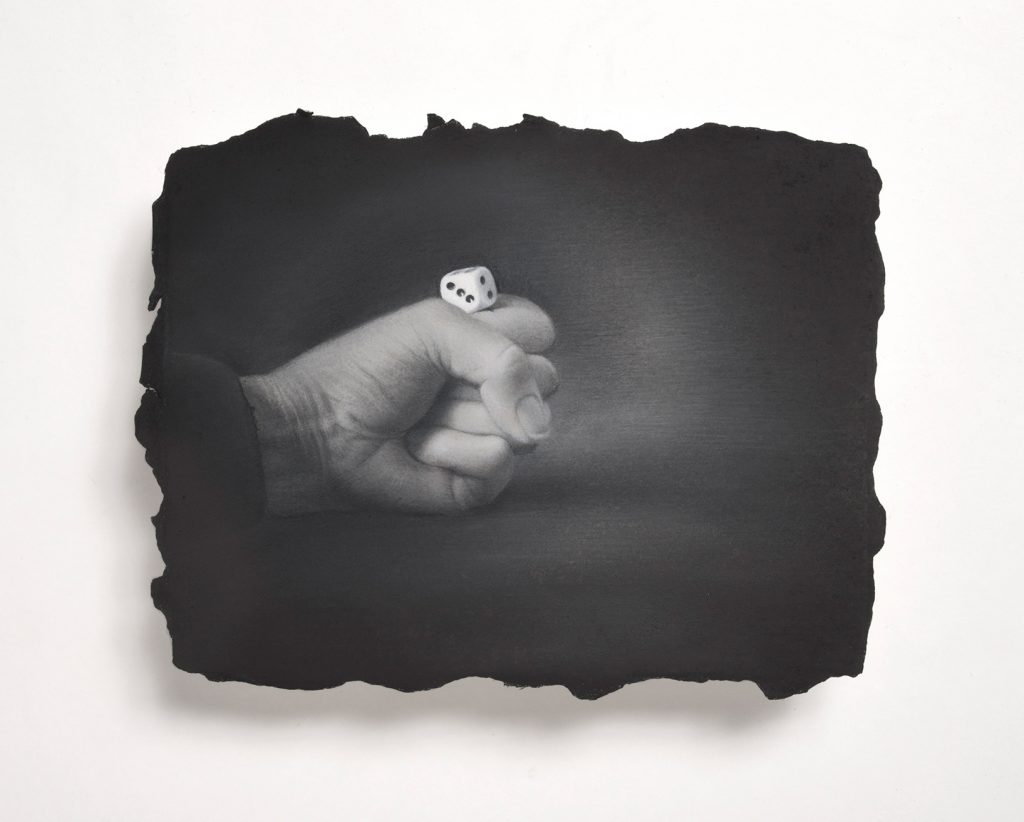 Fist (2013-2014). Pastel on hand made paper. 25 x 33 cm 