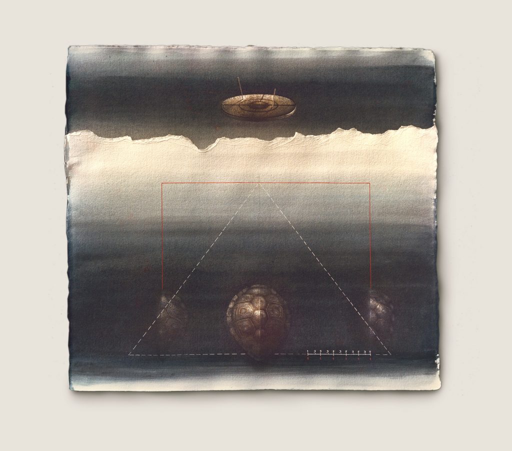 Untitled (1980). Acquarello su carta Fabriano. 76 x 72 cm