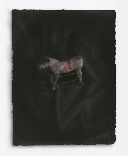 Cavallino (2005-2006). Pastel on hand-made paper. Private collection. 40 x 30 cm