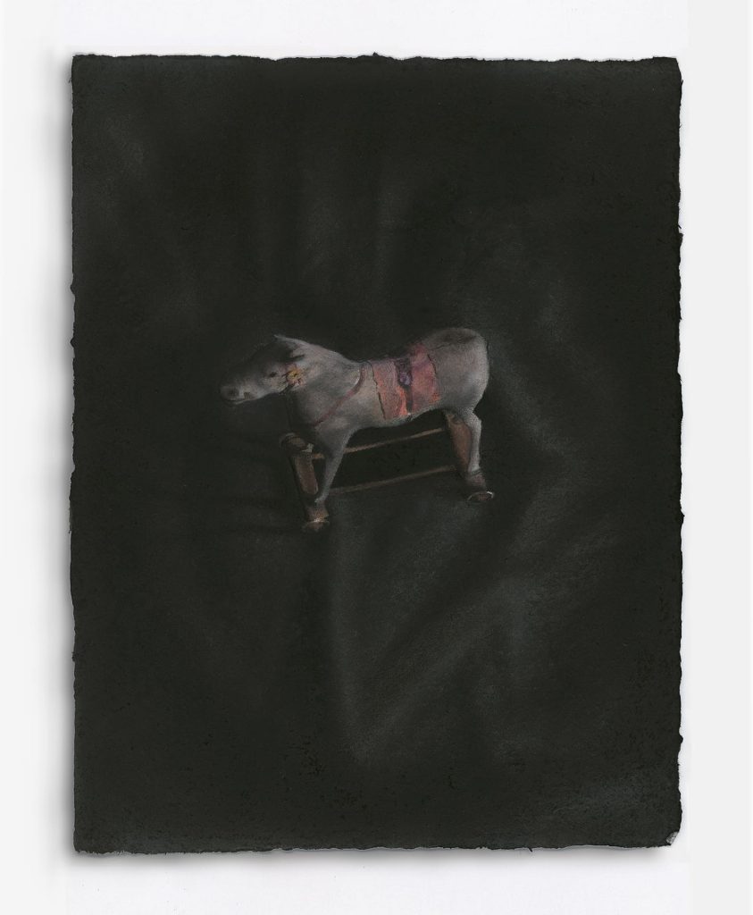 Cavallino (2005-2006). Pastel on hand-made paper. Private collection. 40 x 30 cm