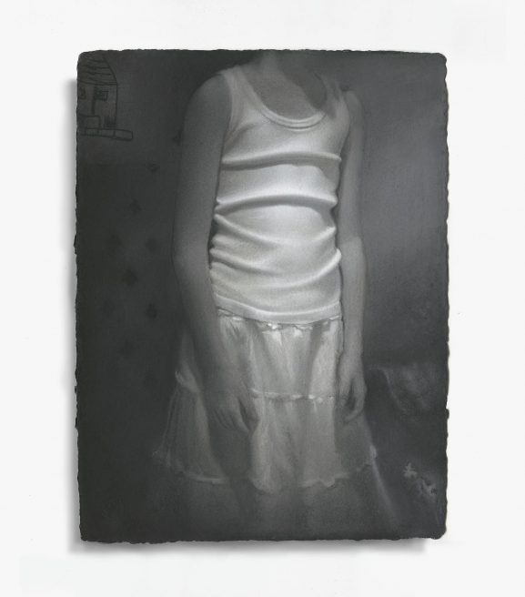Silence (2012-2013). Pastel on hand made paper. Private collection. 32 x 23 cm