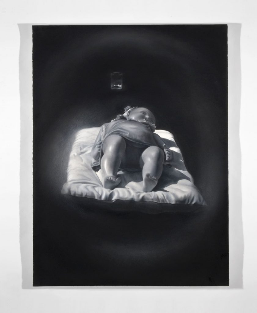 Untitled (2008-2009). Pastel on hand made paper. 142 x 103 cm