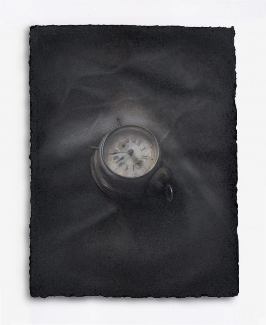 Yesterday (2005-2006). Pastel on hand-made paper. Private collection. 40 x 30 cm